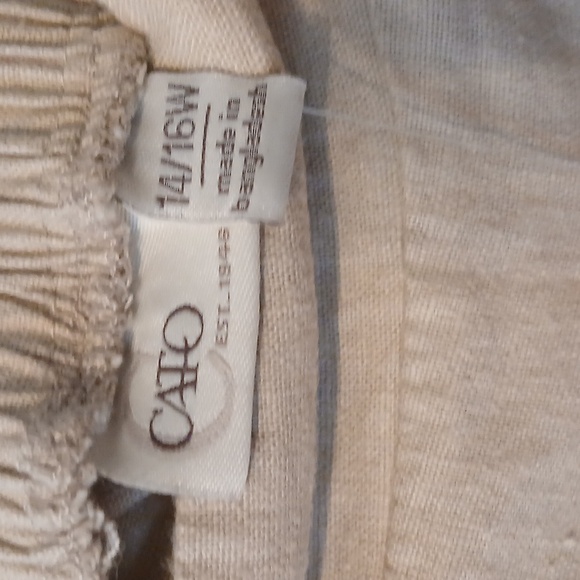 NWT Cato Cream Maxi A-Line Skirt High-Low Pleated size 14/16 - Picture 2 of 2